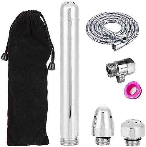 Shower Douche Kit - 3 Heads Shower Douche Cleansing System,Regulator and 59inch Hose