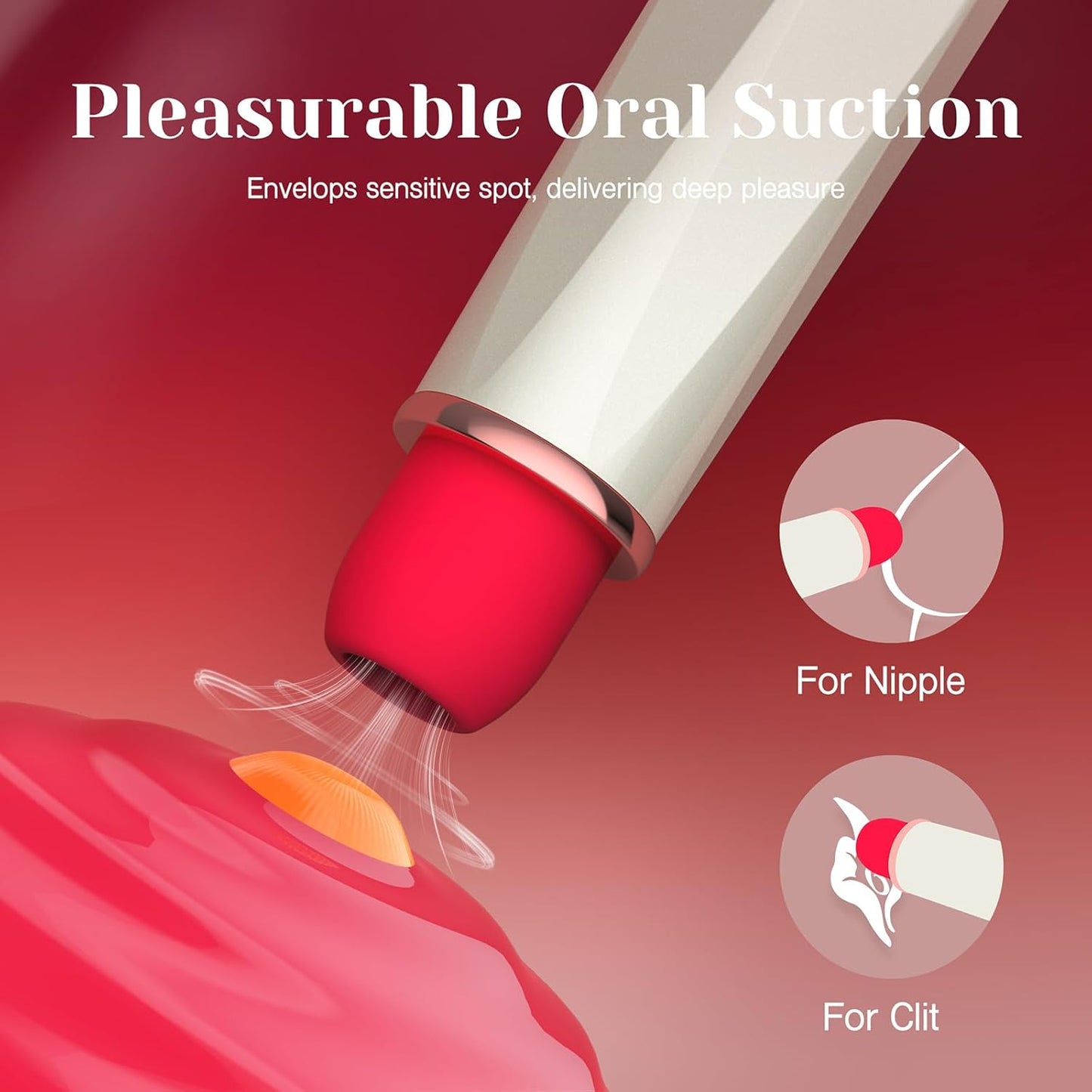 Female Sex Toys Vibrator, Sucking Vibrator with 10 Sucking Modes Lipstick Clitoral Vibrators Adult Toys, Women Sex Toys Adult Nipple Toys Adult Sex Toys & Games for Women