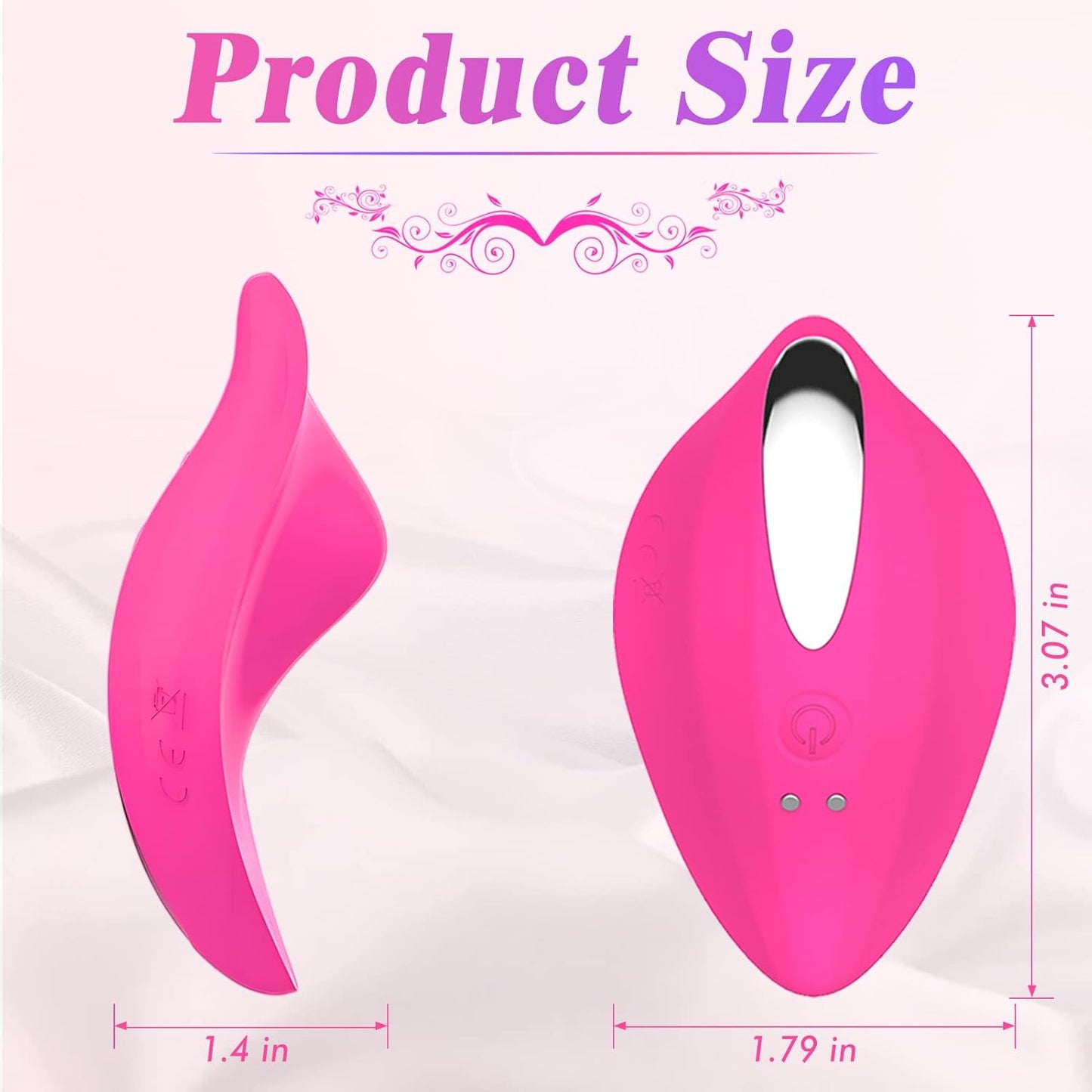 Wearable Panty Vibrators Adult Sex Toys for Women or Couples, Remote Control Clit Mini Vibrator with 12 Vibrating Modes Vibrating Panties Quite Rose Dildos Sex Machine