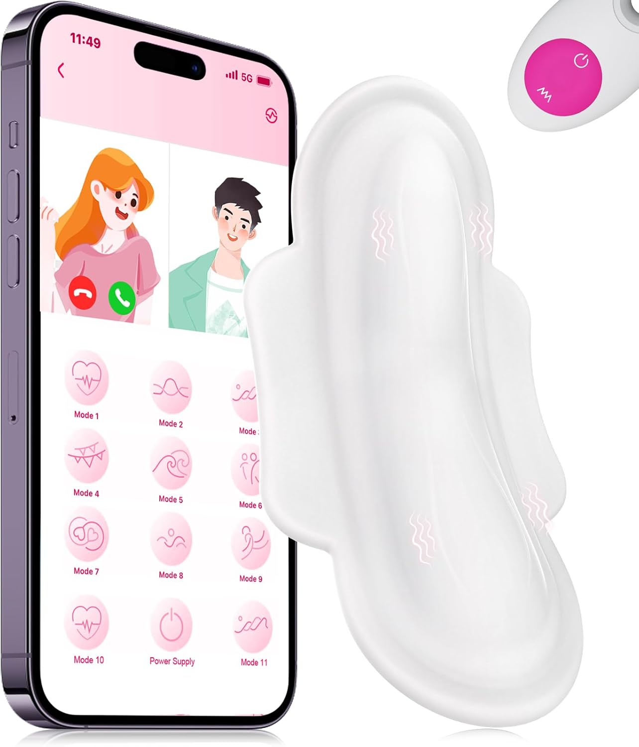 Wearable Panty APP Remote Control Vibrators Adult Sex Toys for Women or Couples, Clitoral Mini Egg Bullet Butterfly Vibrator Rose Toy, G Spot Dildo Vagina Stimulator with Tongue Licking Sex Machine