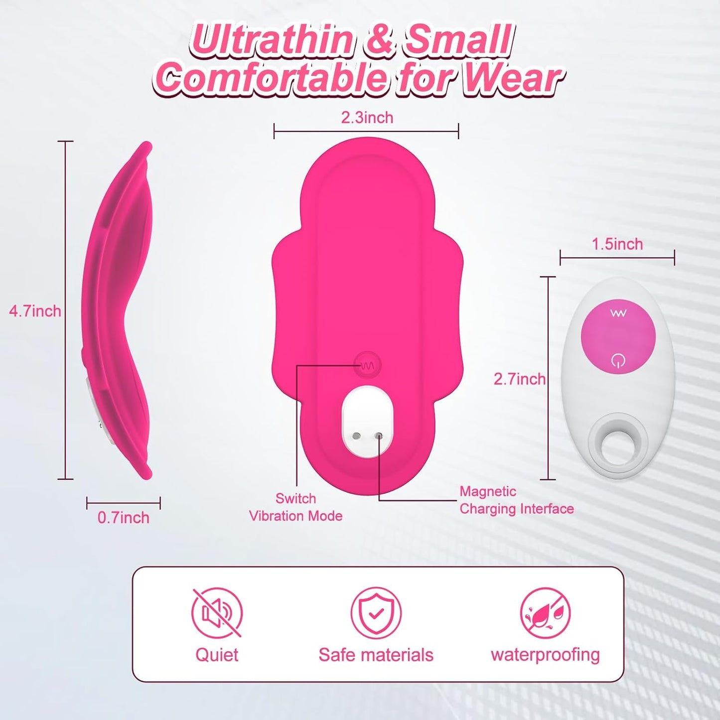 Wearable Panty APP Remote Control Vibrators Adult Sex Toys for Women or Couples, Clitoral Mini Egg Bullet Butterfly Vibrator Rose Toy, G Spot Dildo Vagina Stimulator with Tongue Licking Sex Machine