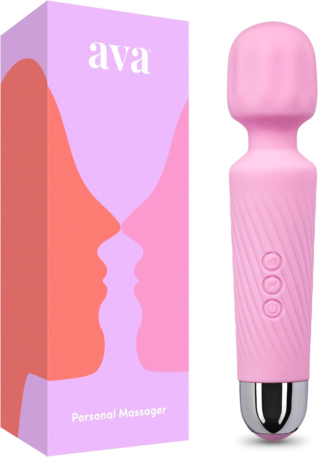 Vibrator Wand Sex Toys [Clit Stimulator Vibrators] Vibrator for Woman | Sex Toy | Gifts for Women | 20 Patterns & 8 Speeds of Pleasure | Quiet & Small | Adult Sex Toys -Premium - Purple