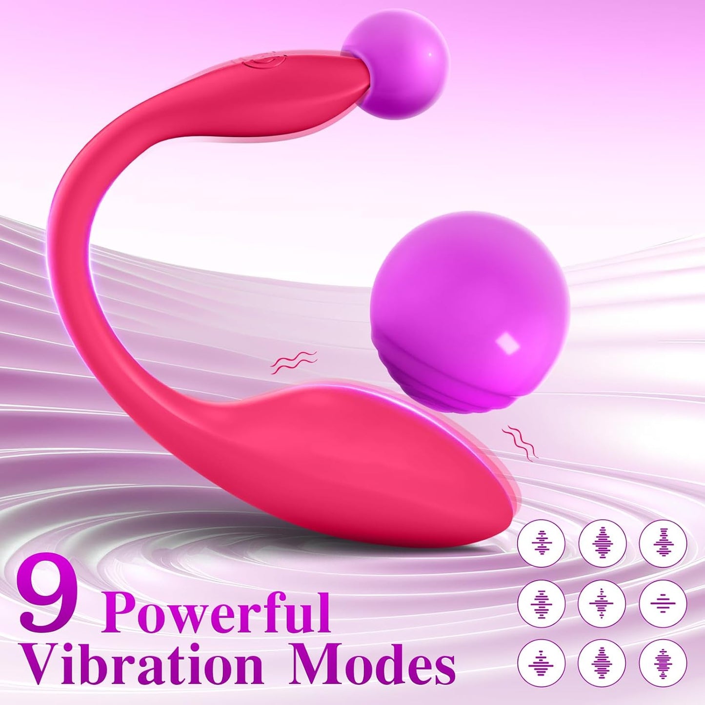 2024 New APP Control Wearable Vibrator Womens Sex Toys, Adult Toys 9 Vibrations & Heating Couples Sex Toys Vibrater, G Spot Clitoral Anal Mini Vibrators Female Sex Toy Sexual Pleasure Tools for Women