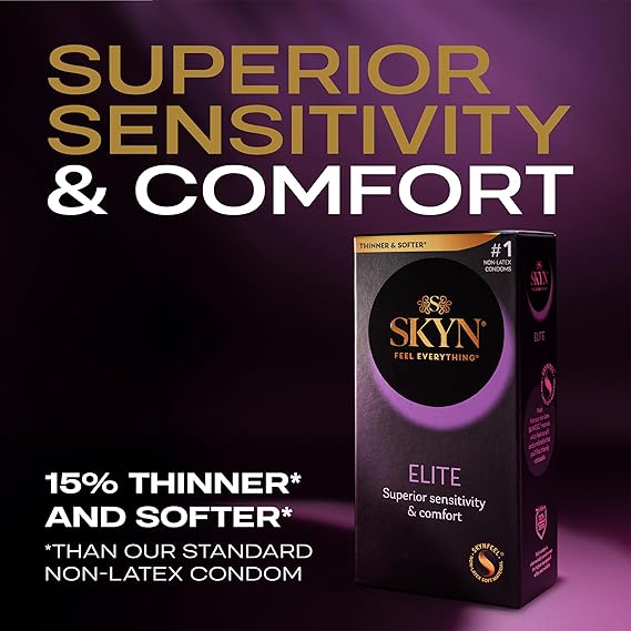 36 Count – Ultra-Thin, Lubricated Latex-Free Condoms